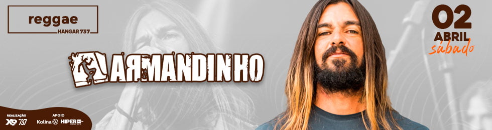 Show com armandinho na hangar 737 em abril 22
