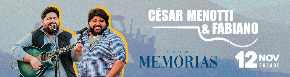 Cesar Menotti e Fabiano dupla sertaneja com show na Hangar 737 tubarão