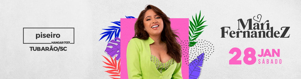 show em tubarão na hangar 737 com Mari Fernandez dia 20 de janeiro 22